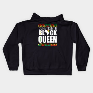 Juneteenth Black Queen Kids Hoodie